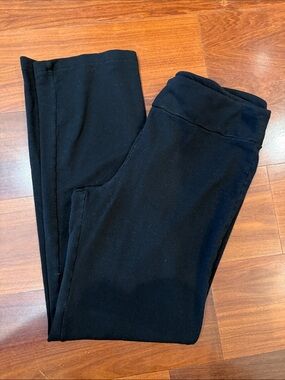 Women’s Black Stretch Yoga Leggings- L